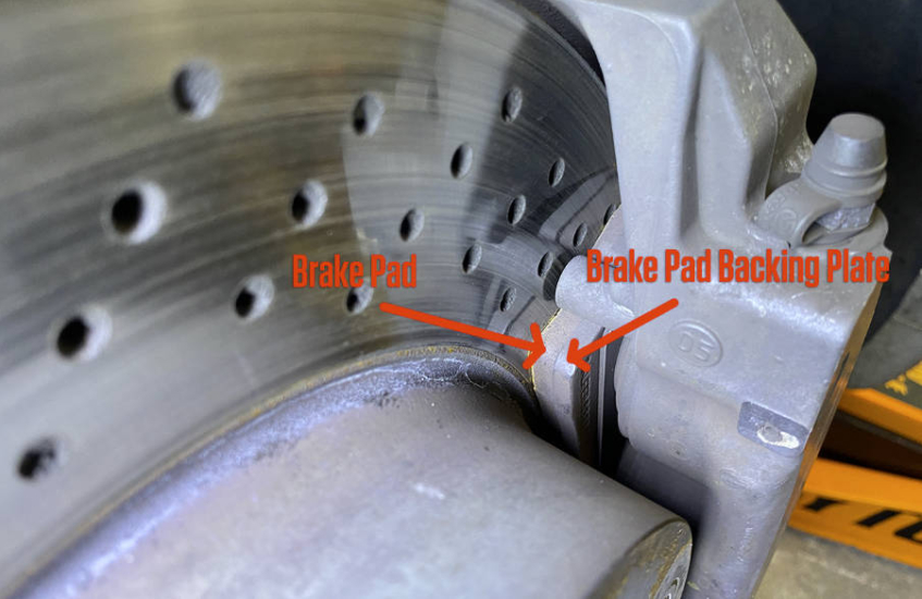 Inspect the brake pads