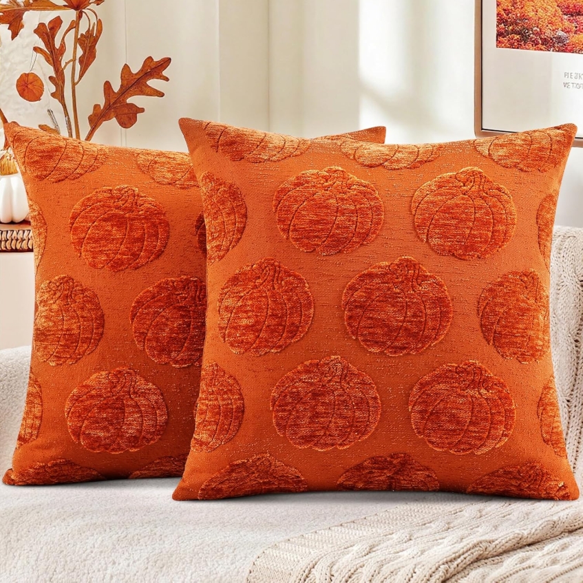 decorUhome Fall Decorative Rust Pumpkin