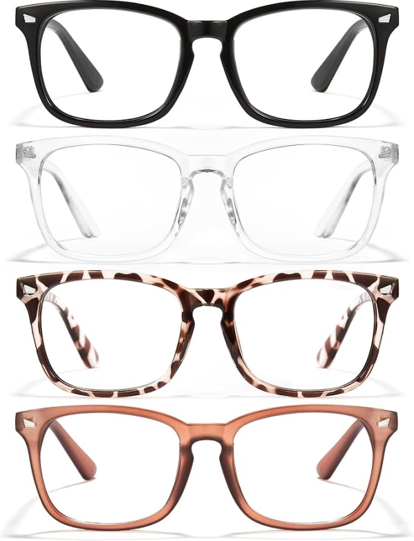 Cyxus Blue Light Glasses for Men Women Reduce Eye Strain UV Blocking for Computer Screen 8082