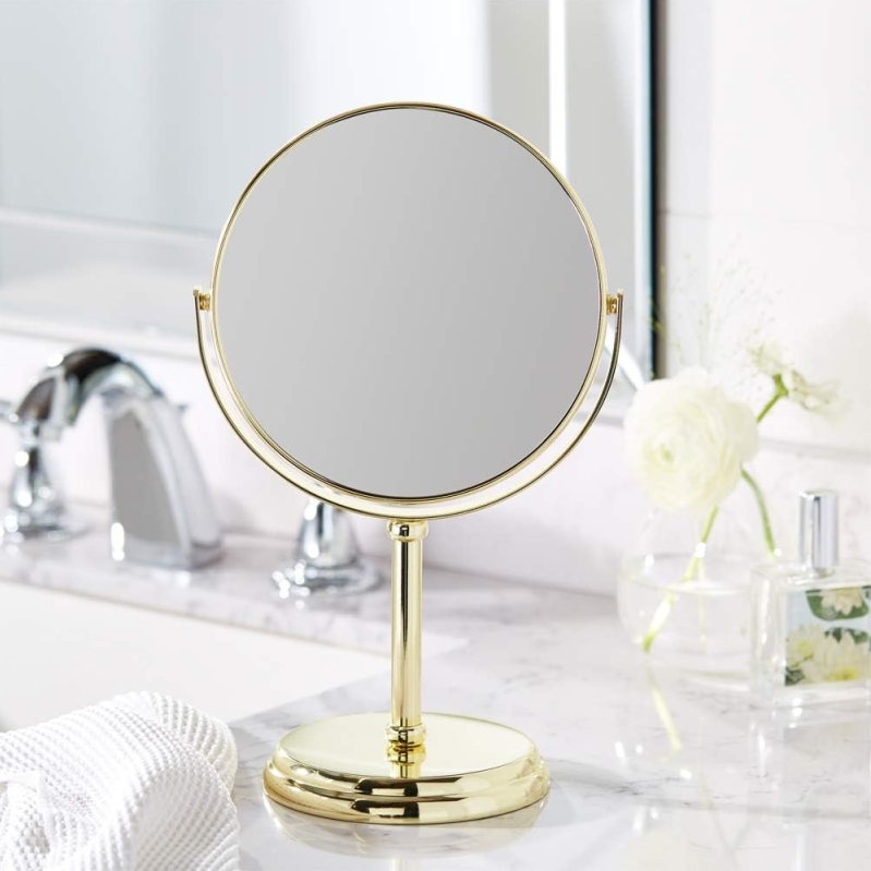 Tabletop Magnifying Mount Vanity Round Mirror