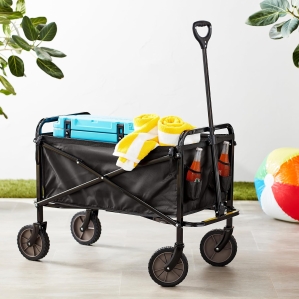 Basics Collapsible Folding Heavy Duty Utility Wagon