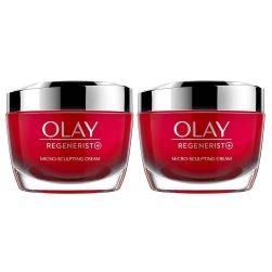Olay Regenerist Plus Micro Sculpting Cream, 1.7 Ounce (Pack of 2)