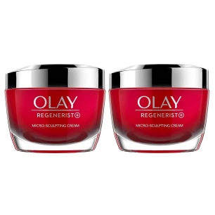 Olay Regenerist Plus Micro Sculpting Cream, 1.7 Ounce (Pack of 2)