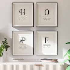 Scriptionery HOPE Christian Wall Art