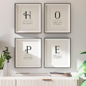 Scriptionery HOPE Christian Wall Art