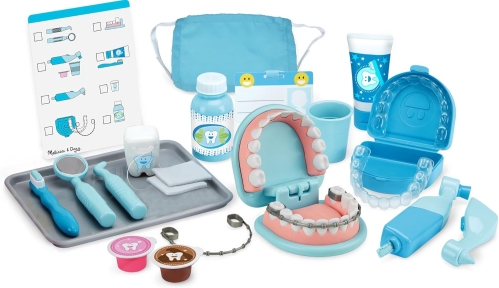 Melissa & Doug Super Smile Dentist Kit With Pretend Play Set