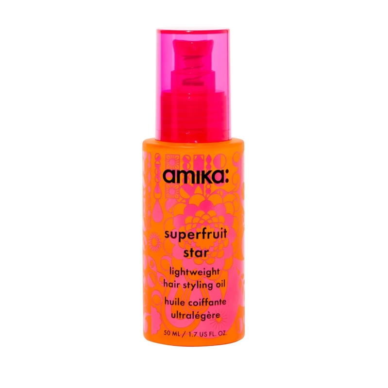 amika superfruit star lightweight hair styling oil