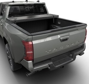 Tutel Hard Shell Folding Tonneau Cover for 2016-2025 Toyota Tacoma 5.1ft Bed
