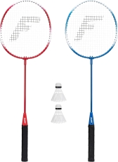 Franklin Sports Badminton Racket & Birdie Set - 2 Player Equipment for Kids & Adults