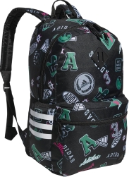 adidas 3-Stripe Classic Backpack - Laptop Sleeve, Durable, for Men & Women