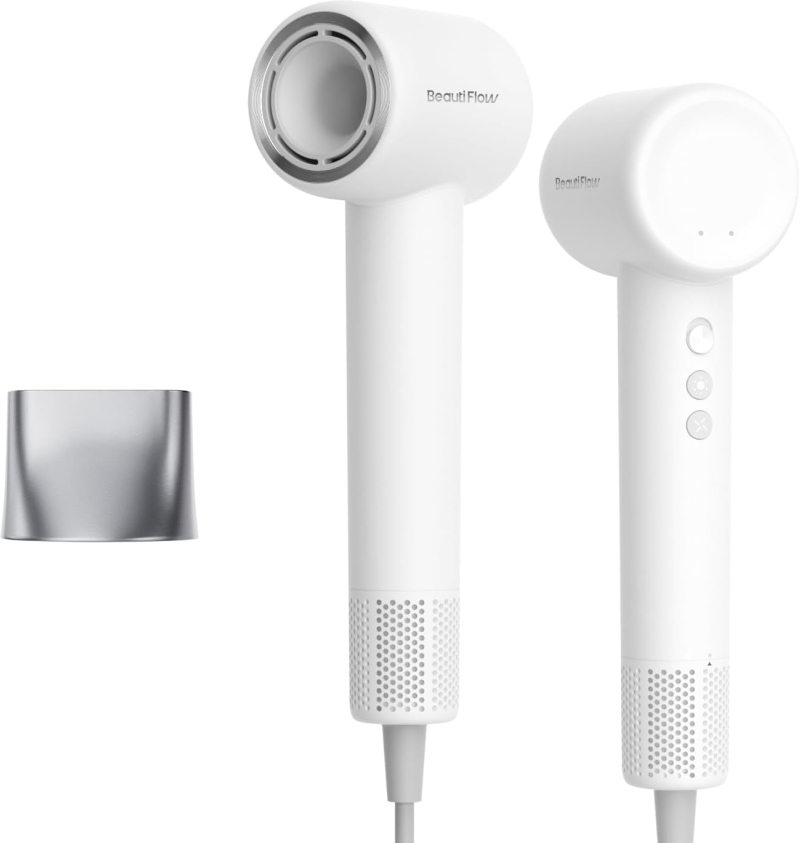 Beauti Flow 110,000 RPM High-Speed Ionic Hair Dryer for Fast, Frizz-Free Styling