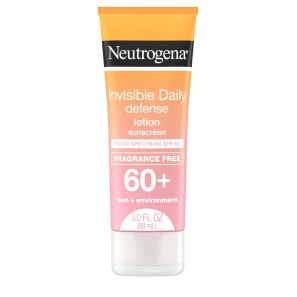 Neutrogena Invisible Daily Defense Sunscreen Lotion | Broad Spectrum SPF 60+