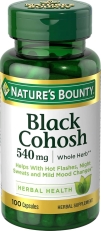 Nature's Bounty Black Cohosh 540 mg | Natural Menopause Support Supplement