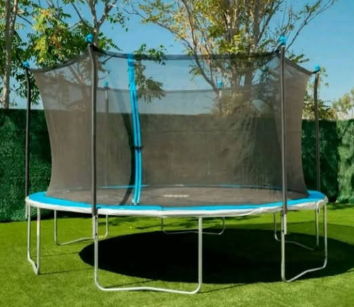 Bounce Pro 14ft Trampoline with Enclosure and Flash Lite Zone