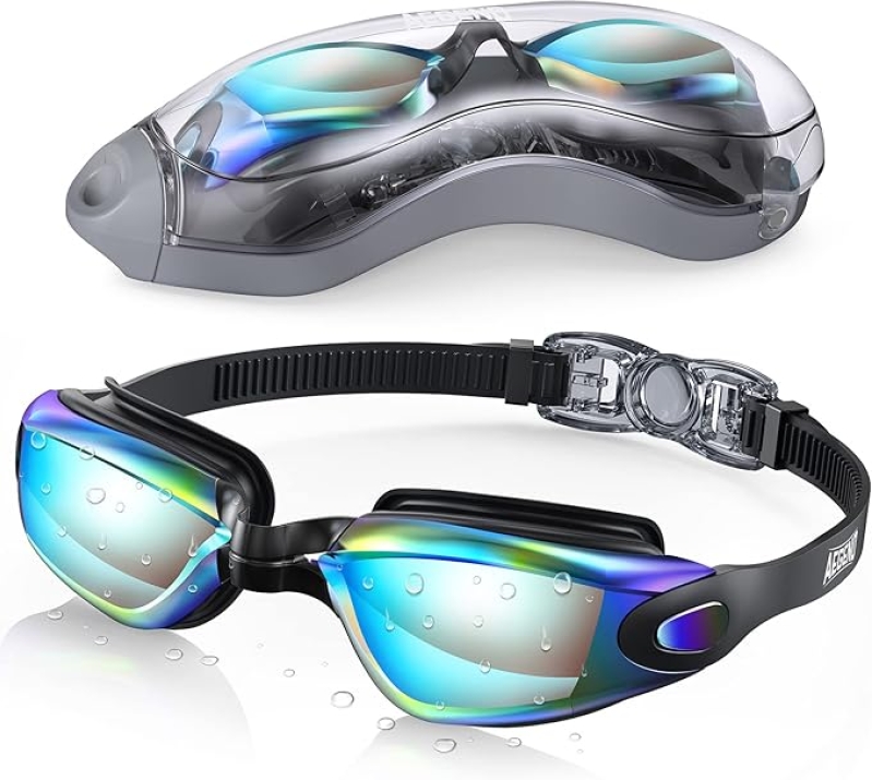 Aegend Anti-Fog Swimming Goggles