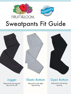 Fruit of the Loom Eversoft Fleece Sweatpants with Pockets