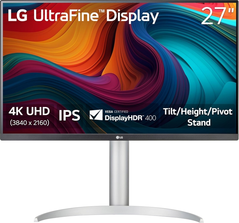 LG 27UP650K-W 27-Inch Ultrafine 4K UHD Monitor