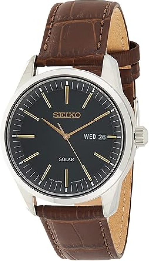 Seiko Essentials Men's Solar-Powered Watch