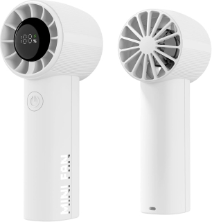Mini Handheld Fan with LED Display