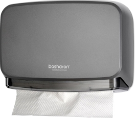 Wall Mount Paper Towel Dispenser for Multifold Towels (Gray)