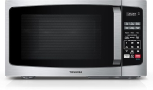 Toshiba 0.9 Cu. Ft. Small Microwave Oven (Stainless Steel)