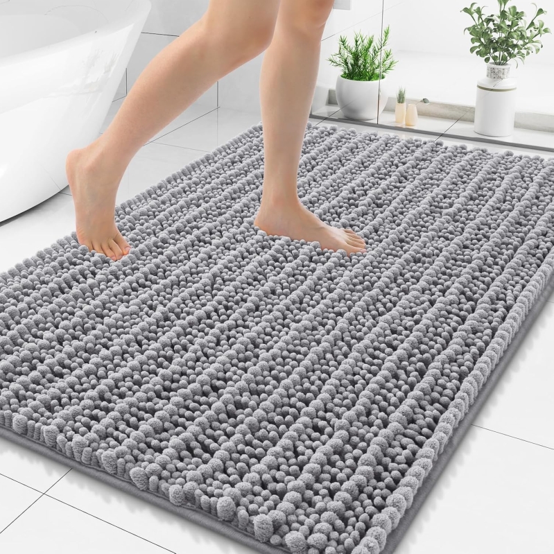 Smiry Chenille Bathroom Rug (48x32 Inch)