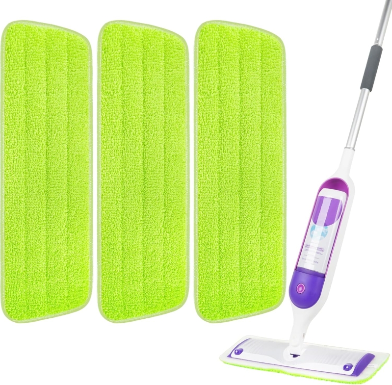 Reusable Microfiber Mop Pads for Swiffer PowerMop (3-Pack)
