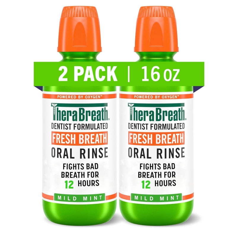 Ditch the Burn: Get Lasting Freshness with TheraBreath Mouthwash