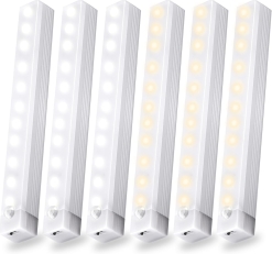 Instantly Brighten Any Dark Space: The Ultimate 6-Pack of Motion Sensor Lights