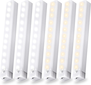 Instantly Brighten Any Dark Space: The Ultimate 6-Pack of Motion Sensor Lights