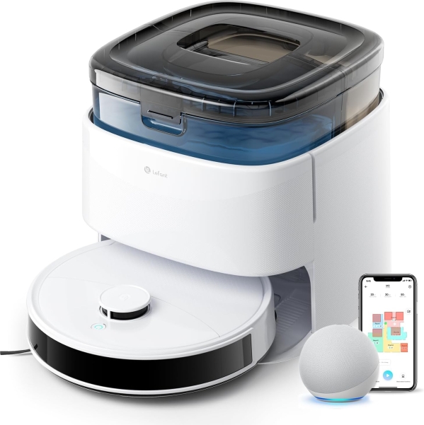 Lefant M3 Robot Vacuum and Mop with All-in-One Self-Cleaning Station