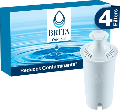Brita Standard Water Filter Replacement, 4 Pack