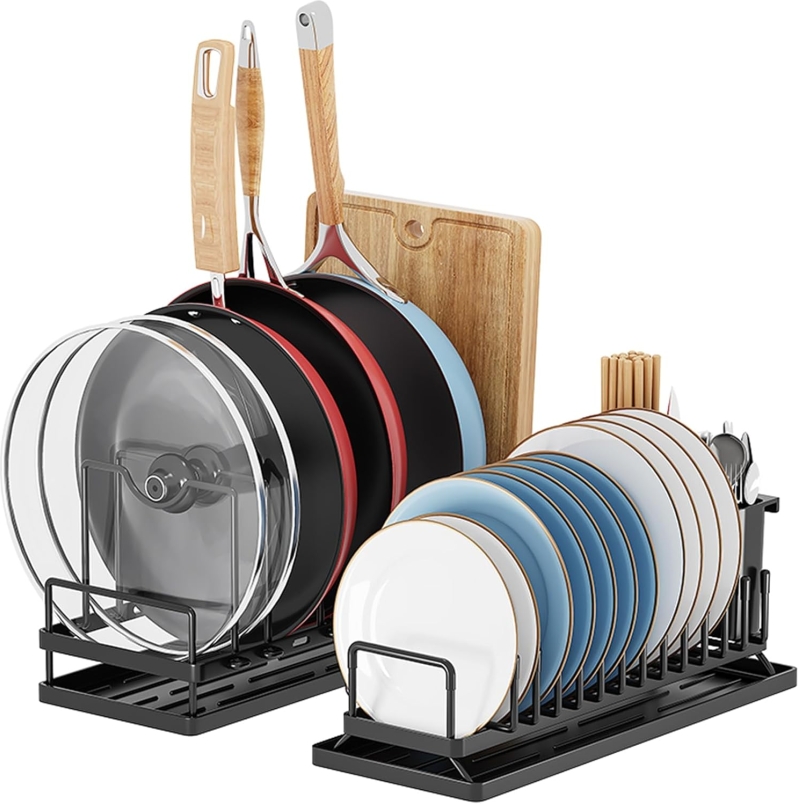 All-in-One Kitchen Dish & Pot Drying Rack