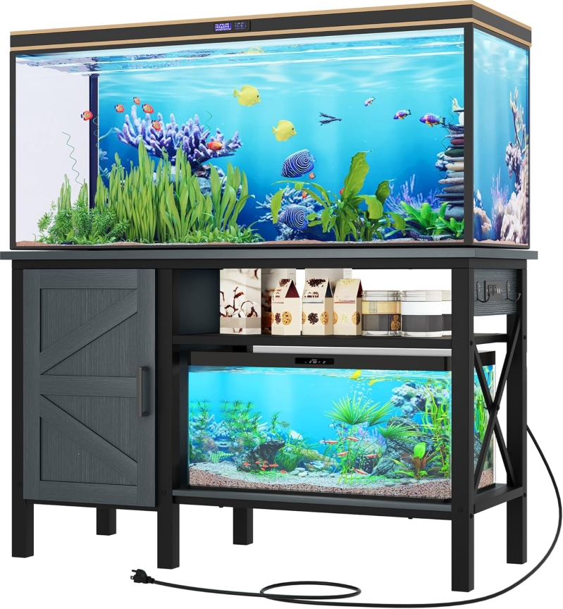 YITAHOME 55-75 Gallon Aquarium Stand with Storage Cabinet