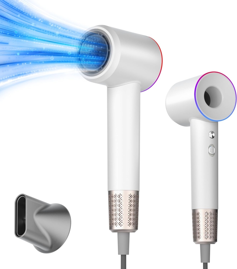 High-Speed Ionic Hair Dryer with Auto-Cleaning Function
