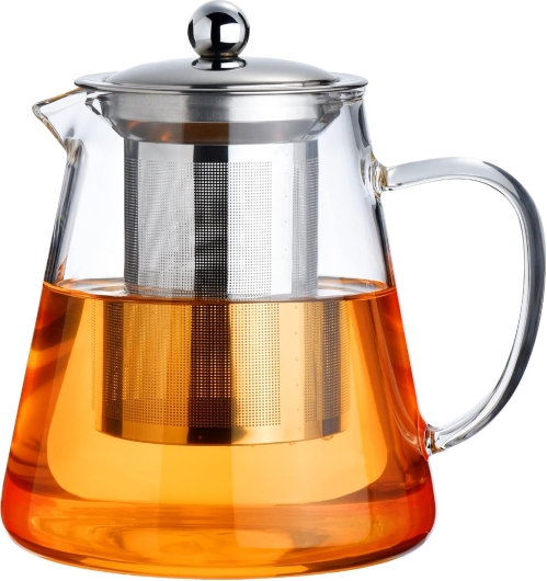 PARACITY 550ML Glass Teapot - Stovetop Safe Tea Kettle