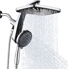 12-Inch Rain Shower Head with Magnetic Handheld Combo