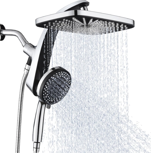 12-Inch Rain Shower Head with Magnetic Handheld Combo