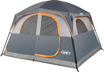 UNP 6-Person Waterproof Cabin Tent for Family Camping