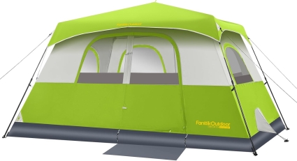 Fanttik 8-Person Instant Tent | 60-Second Setup Cabin Tent