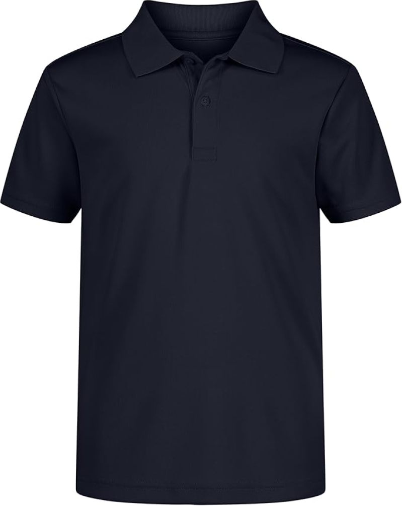 Nautica Boys' Performance School Uniform Polo Shirt