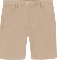 Nautica Girls' Stretch Uniform Bermuda Shorts