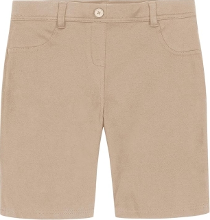 Nautica Girls' Stretch Uniform Bermuda Shorts