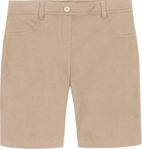 Nautica Girls' Stretch Uniform Bermuda Shorts
