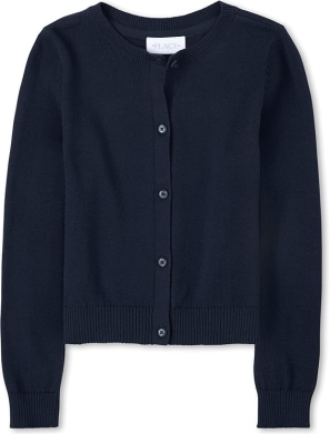 The Children's Place Girls' Basic Cotton Cardigan