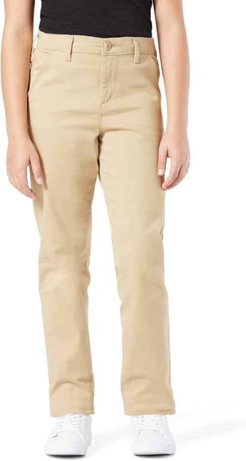 Levi's Signature Girls' Slim Fit Uniform Pants