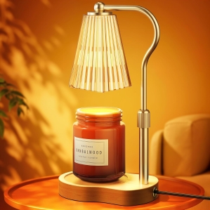 Adjustable Candle Warmer Lamp with Timer & Dimmer