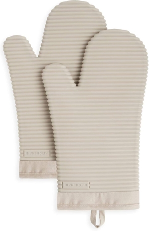 KitchenAid Ribbed Silicone Oven Mitt Set (2-Pack)