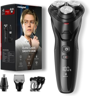 3-in-1 Wet & Dry Electric Shaver for Men