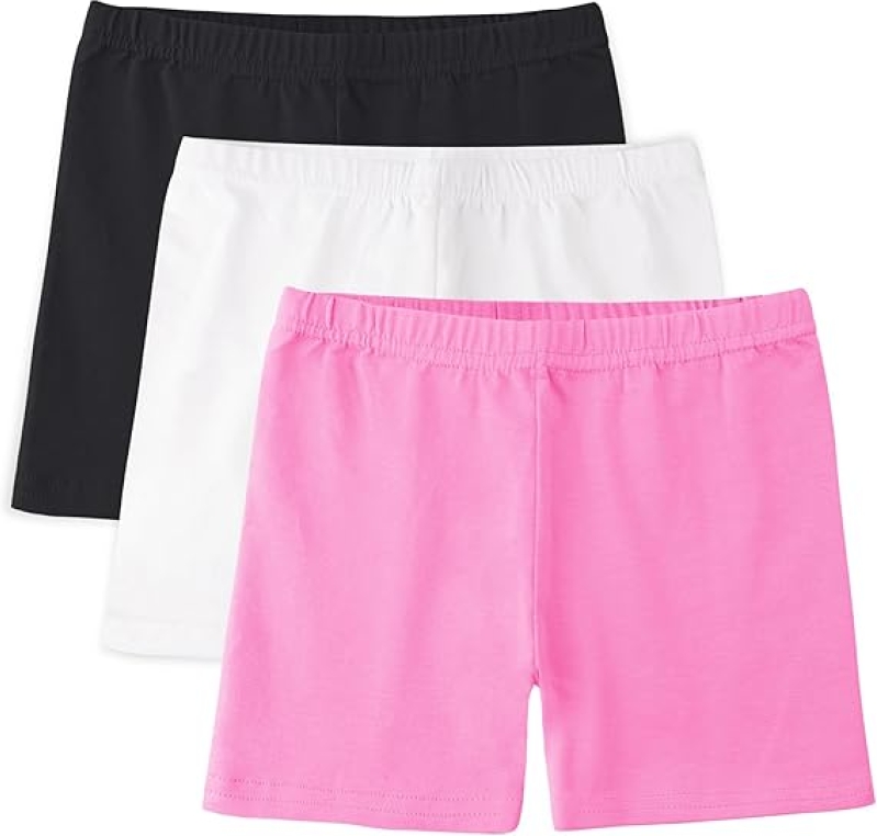 BOOPH 3-Pack Girls' Cartwheel & Under Dress Shorts